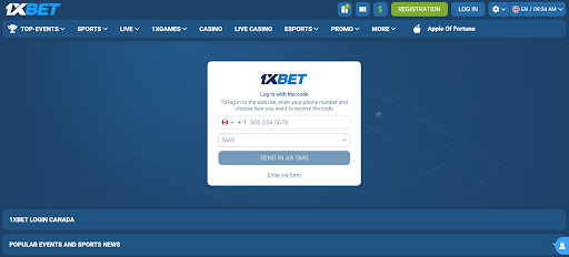 1xbet mobile login Canada