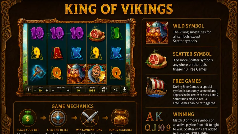 King of Vikings free spins feature